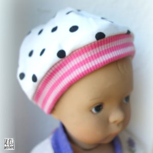 Minimuzz Mutze Fur Kleine Neu Und Fruhgeborene Oder Babypuppen Nahen Lila Wie Liebe