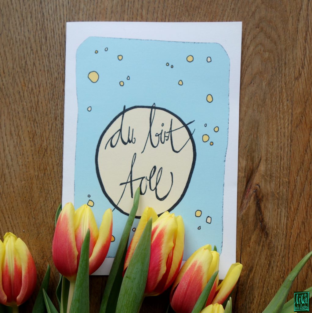 Liebe Karte - kostenlose Vorlagen / free printable - Lila wie Liebe