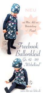 ballonkleid freebook kostenlose anleitung babys und kinder naehen