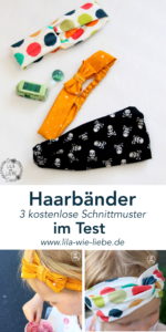 haarbaender im test kostenlose Schnittmuster vergleich