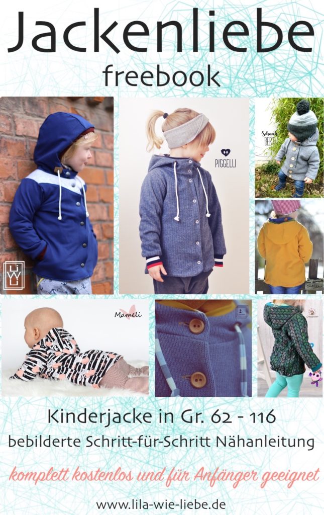 jackenliebe freebook kostenloses schnittmuster für kinderjacke babyjacke trainingsjacke