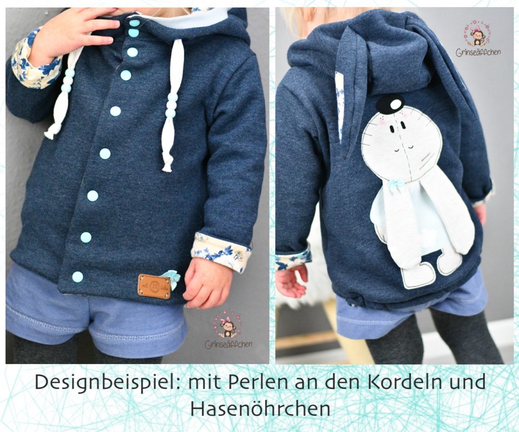 Schnittmuster kinderjacke gratis Kinderjacke Freebook