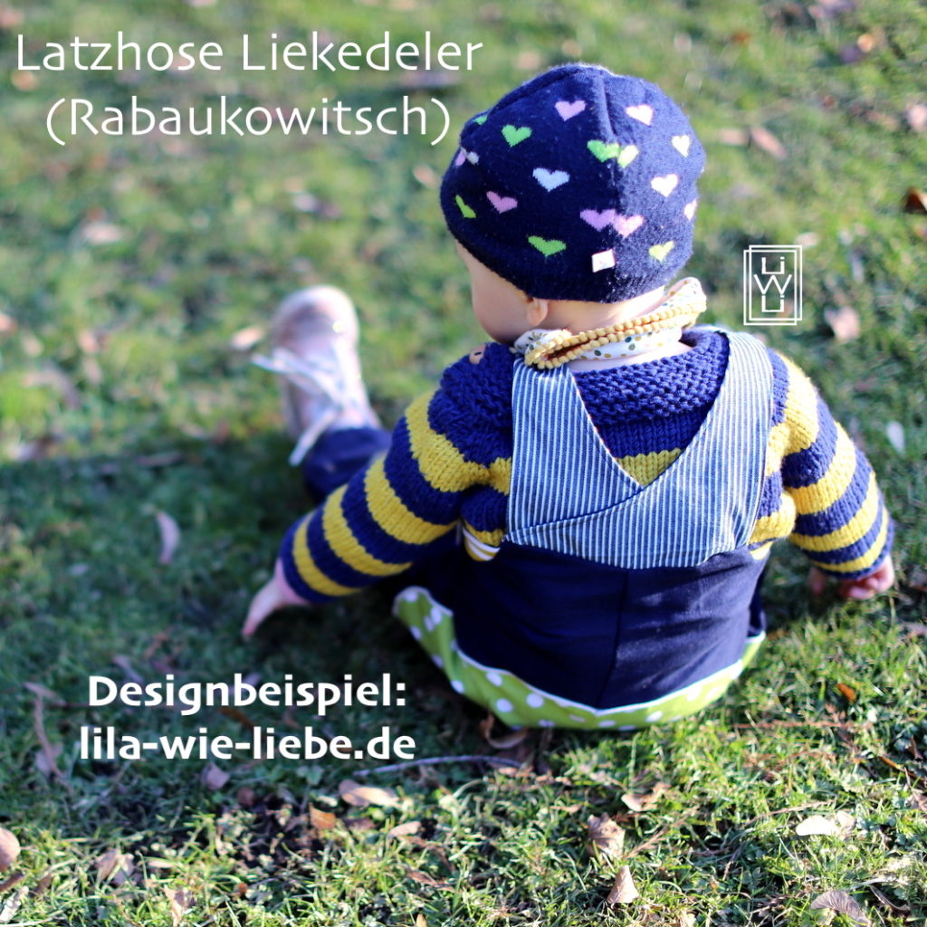Latzhose für Kinder nähen, Ebook Liekedeler von Rabaukowitsch