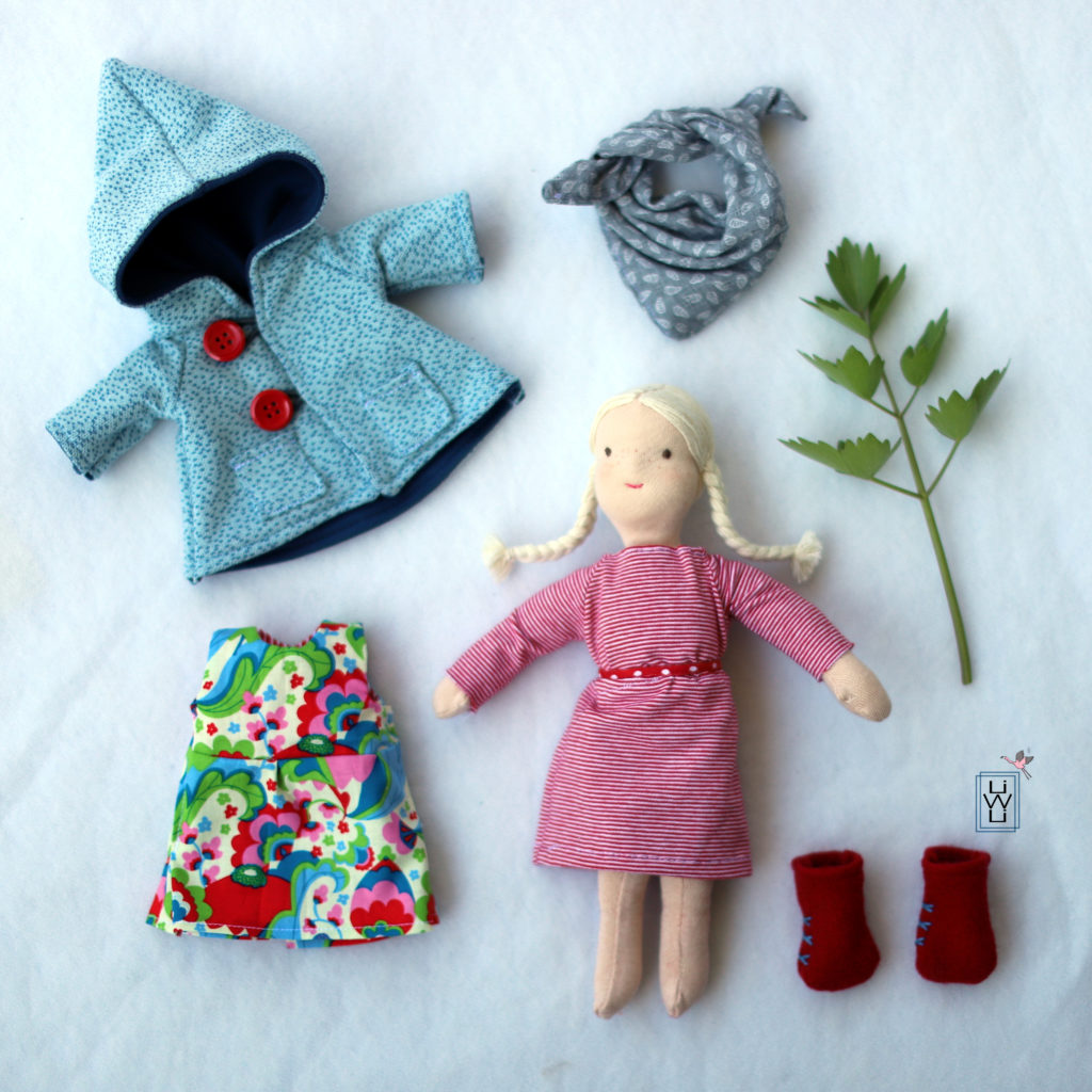 Puppenkleider Kleid Jacke