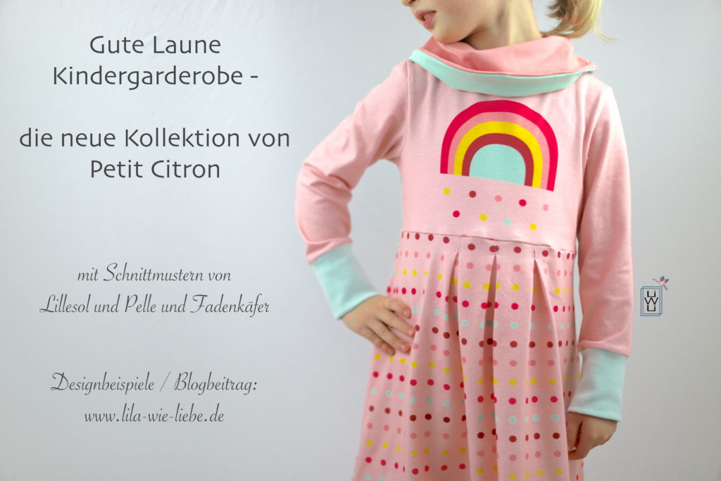 Petit Citron, neue Kollektion Kleid mit Rollkragen, Leggins, Knopfshirt