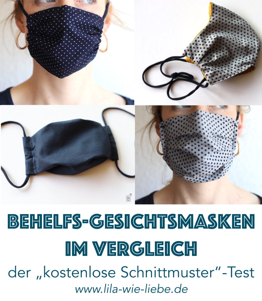 Behelfs Gesichtsmasken nähen Atemmasken Mundschutz vergleich test