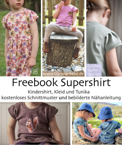 Shirt/Tunika Noelle Kinder – Papierschnittmuster von Super Nova main image 0