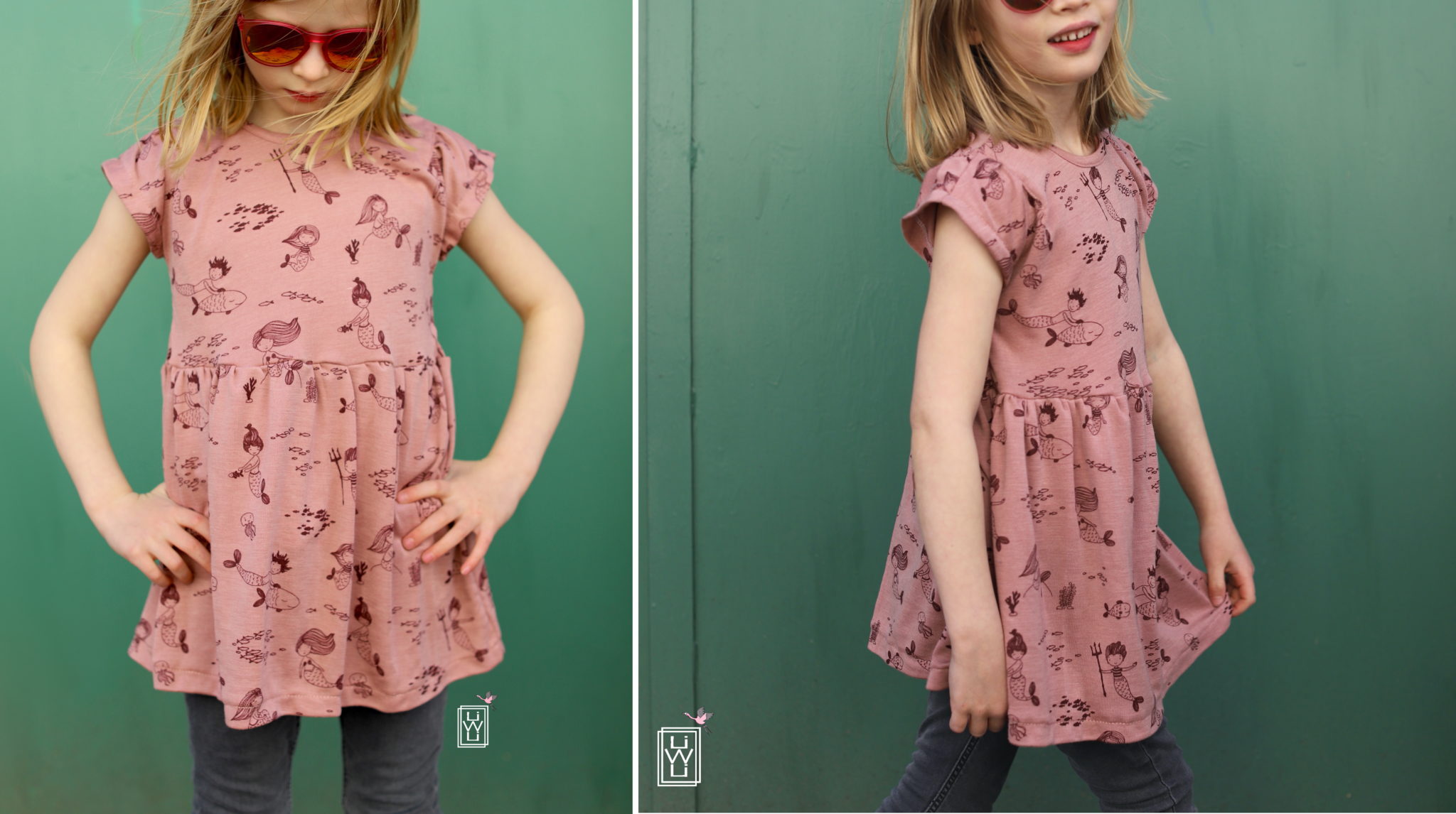 Shirt/Tunika Noelle Kinder – Papierschnittmuster von Super Nova