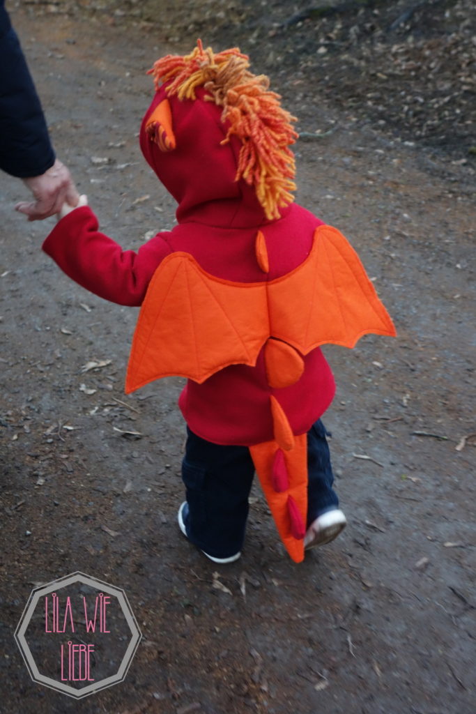 Drachenkostüm nähen Kinder