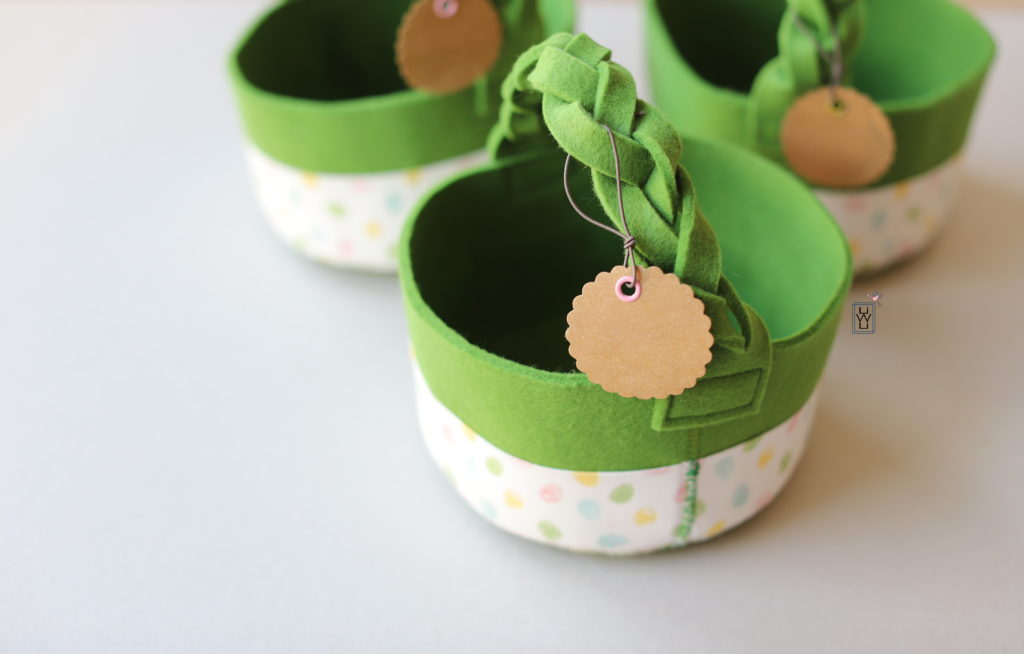 Osternest selbst nähen diy filz Idee