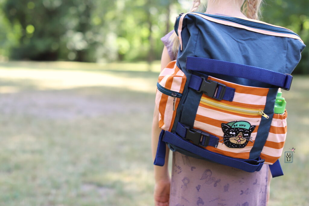 Schulrucksack nähen kinder